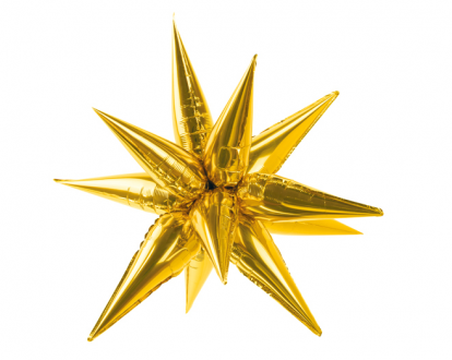  3D-õhupall "Kuldne täht" (70 cm)