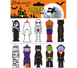  Ajutised tätoveeringud "Halloweeni koletised"