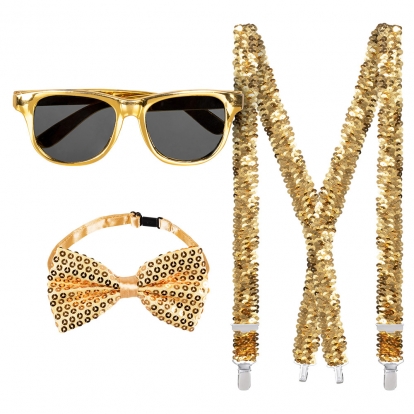 Aksessuaaride komplekt "Kuldne Disko"