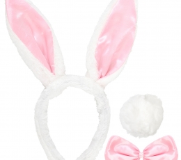 Aksessuaaride komplekt „Roosa jänku“