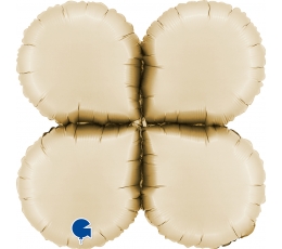 Alus fooliumist õhupallid, kreemjas (48 cm)
