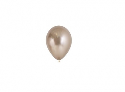 Õhupall, kroomitud šampanja (12 cm/Sempertex)