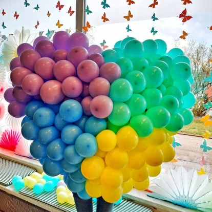 Balionų girlianda "Širdis"