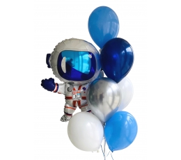 Õhupallikompositsioon "Kosmonautid"