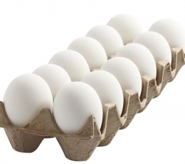 Creativ dekoratiivsed munad, valged, 12 tk.