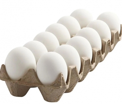 Creativ dekoratiivsed munad, valged, 12 tk.