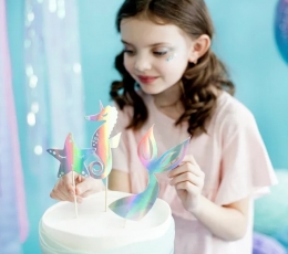 Dekoratiivsed torditopperid „Merineitsi maailm“ (3 tk.) 5