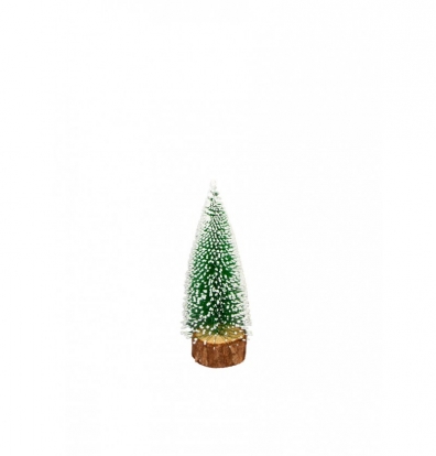 Dekoratsioon "Lumine jõulupuu" (5x5x14 cm)