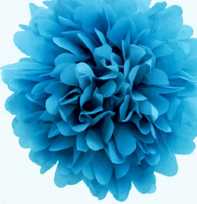Dekoratsioon "Pom-pom" / helesinine (2 tk./30cm)