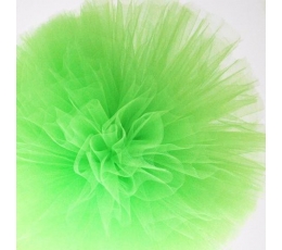 Dekoratsioon "Tüllist pom pom", salatiroheline (1 tk/25 cm)