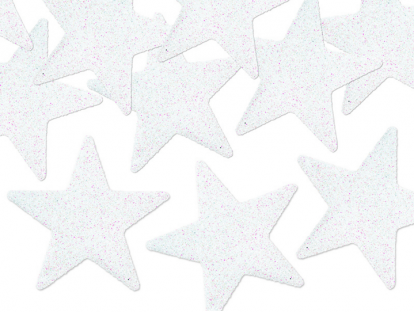  Dekoratsioonid "Pärlmutter tähed" (8 tk / 5 cm)