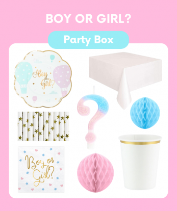  Dekoratsioonide komplekt "Boy or Girl?"