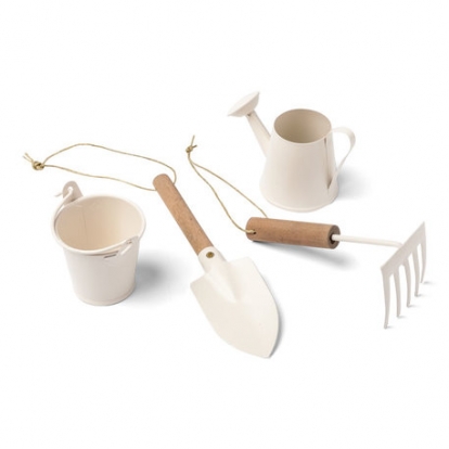Dekoratsioonikomplekt "Aedniku tööriistad" (4 tk. 4-13 cm)