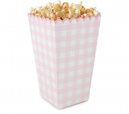 Roosaruudulised popkorni karbikesed (8 tk) 1 Roosaruudulised popkorni karbikesed (8 tk) 1