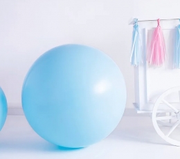 Suur helesinine õhupall (1 m/Party Deco) 1