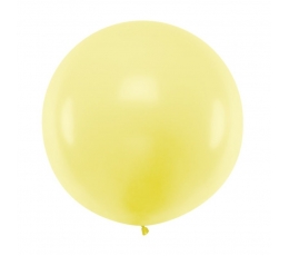 Didelis balionas, pastelinis gelsvas  (1 m)