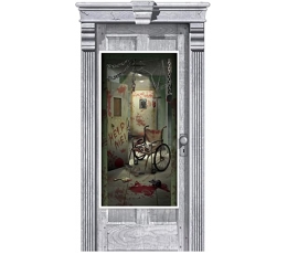 Uksekaunistus-plakat "Oht tänaval" (165 x 85 cm)
