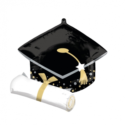 Folinis balionas "Graduation hat" (63 x63 cm)
