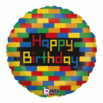 Fooliumist õhupall "Lego klotsid" (46 cm)