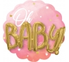 Fooliumist õhupall 3D "Oh baby", roosa (71 cm)
