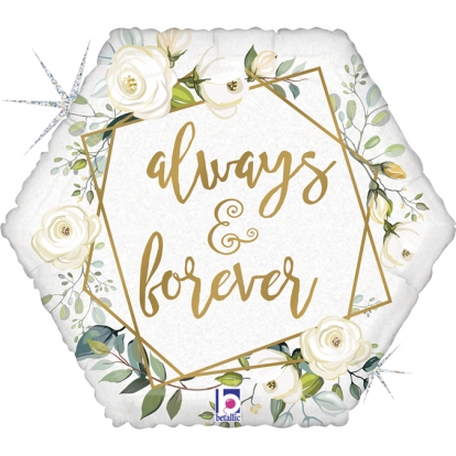 Fooliumist õhupall "Always & Forever" (46 cm)