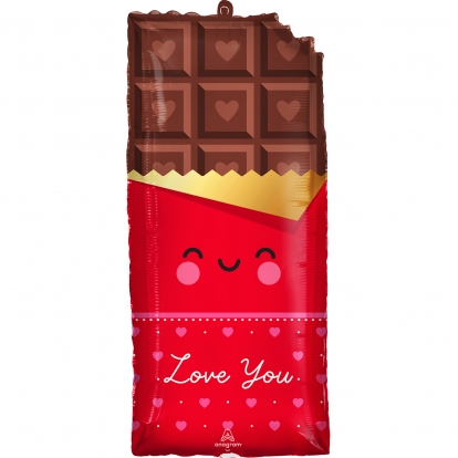 Fooliumist õhupall "Armastuse šokolaad" (33x71cm)