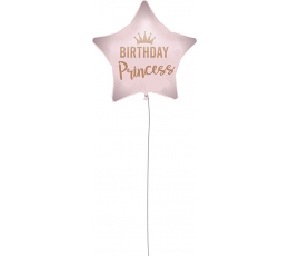 Fooliumist õhupall  "Birthday Princess", pulgaga (46 cm)