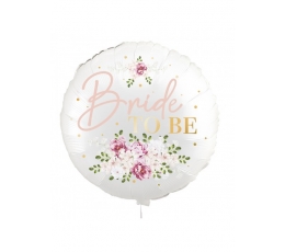 Fooliumist õhupall "Bride to Be flowers" (46 cm) 