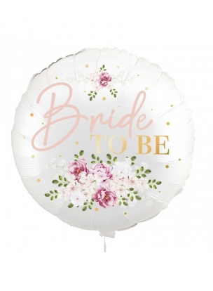Fooliumist õhupall "Bride to Be flowers" (46 cm) 