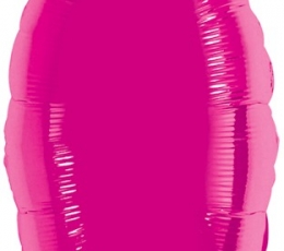 Fooliumist õhupall "Erk roosa leht" ( 63x29 cm.)