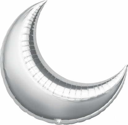  Fooliumist õhupall "Hõbedane kuu" (33x36 cm)