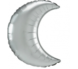 Fooliumist õhupall „Hõbedane kuu“, matt (66 cm)