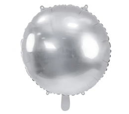Fooliumist õhupall "Hõbedane ring" (80 cm)