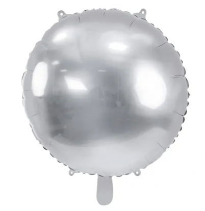 Fooliumist õhupall "Hõbedane ring" (80 cm)
