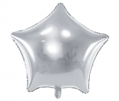 Fooliumist õhupall  "Hõbedane täht" (48 cm)