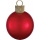  Fooliumist õhupall "Jõulupuu mänguasi", punane