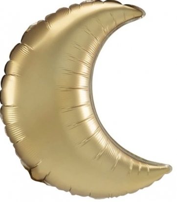 Fooliumist õhupall „Kuldne kuu“, matt (43 cm)