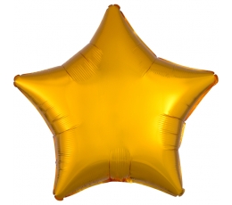 Fooliumist õhupall "Kuldne täht" (43 cm)