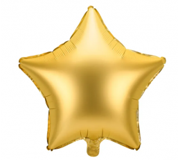 Fooliumist õhupall "Kuldne täht" (45 cm)