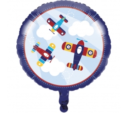  Fooliumist õhupall "Lennukid" (45 cm)