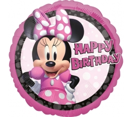 Fooliumist õhupall  "Minnie Mouse Happy BIrthday" (45 cm)
