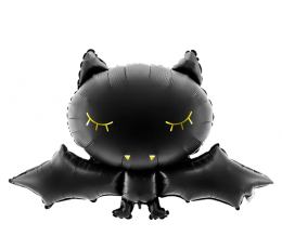 Fooliumist õhupall "Must nahkhiir" (80x52 cm)