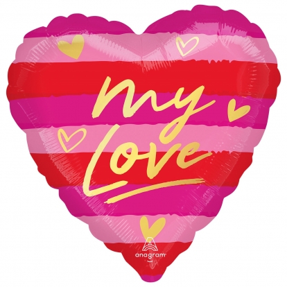 Fooliumist õhupall  "My Love" (43 cm)