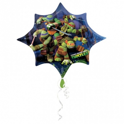  Fooliumist õhupall "Ninja kilpkonnad" (35*88 cm/29*73 cm)