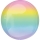  Fooliumist õhupall-orbz, pastelne ombre (38 cm)