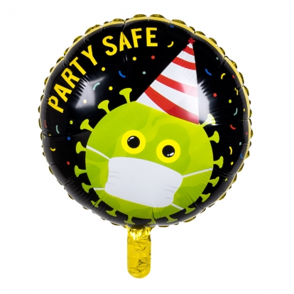 Fooliumist õhupall "Party safe" (45 cm)