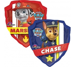 Fooliumist õhupall "Paw Patrol Chase" (63x68 cm)