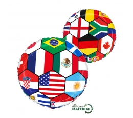 Fooliumist õhupall „Rahvusvaheline pall“ (46 cm)