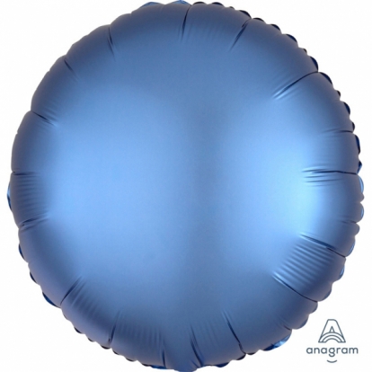 Fooliumist õhupall "Sinine ring", matt (43 cm)