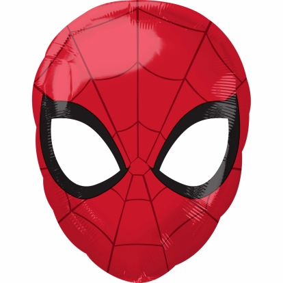 Fooliumist õhupall "Spidermani mask" (30x43 cm)